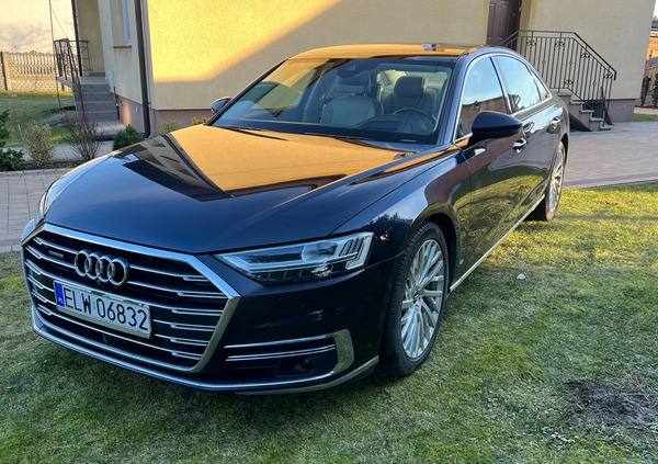 Audi A8 cena 229000 przebieg: 205600, rok produkcji 2017 z Tarnowskie Góry małe 667